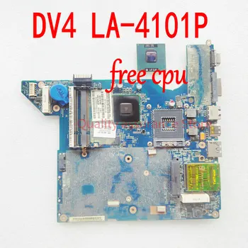 DV4 486724-001 LA-4101P с процессором и радиатором для материнской платы ноутбука HP LA-4117P 575575-001 598091-001 511858-001 LA-4111P Изображение 2