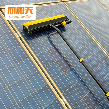 Sunny smiler M1solar оборудование для чистки панелей заводские решения для чистки солнечных панелей вращающаяся щетка для чистки солнечных панелей Изображение 2