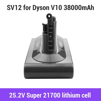 Для Dyson V10 Батарея 25,2 В 38000 мАч SV12 V10 Пушистое животное V10 абсолютное напоминание о головной боли Заменить литиевую батарею