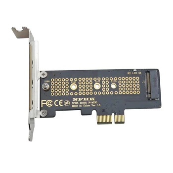Карта адаптера NVMe PCIe M.2 NGFF SSD к PCIe x1 PCIe x1 к M.2 Карта с Кронштейном PCI-E M.2 Адаптер для 2230 2240 2260 2280 SSD M2