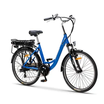 2020 электрический городской велосипед с литиевой батареей 36 В, 350 Вт, 500 Вт, электровелосипед для женщин Изображение 2