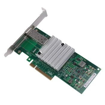 Сетевая карта PCI-E NIC 10 ГБ, чипсет 82599EN для конвергентного сетевого адаптера (NIC) X520-DA1 с одним портом SFP +, PCI Express Eth Изображение 2