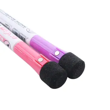Школьный 1 шт. стираемый магнитный безопасный чернильный колпачок-ластик, маркеры, ручки для белой доски, Детская ручка для рисования, ручка для граффити Изображение 2