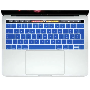 Английский ЕС/Великобритания Итальянский Силиконовый чехол для клавиатуры Skin Для Новых MacBook Pro 13 