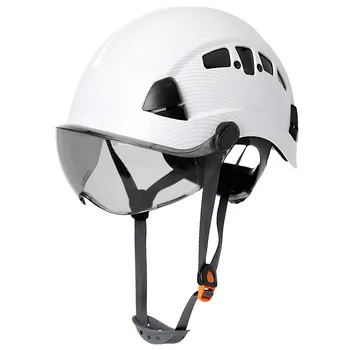 Защитный Шлем с Рисунком Из Углеродного волокна С Выпученным Козырьком Промышленные Рабочие Строительные Каски С Козырьком CE EN397 ABS Caps Для Инженера