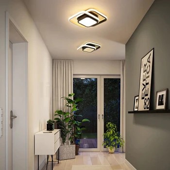 Современный светодиодный потолочный светильник для прохода Nordic Home Внутреннее освещение Поверхностного монтажа Для гостиной Спальни Коридора Декоративных балконных Ламп Изображение 2