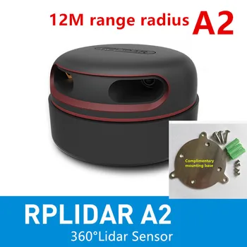 Slamtec RPLIDAR A2M8 ультратонкий, 4 см, частота дискретизации 8000 раз, сканирование на 360 градусов, радиус действия 12 м для сканирования окружающей среды роботом Изображение 2
