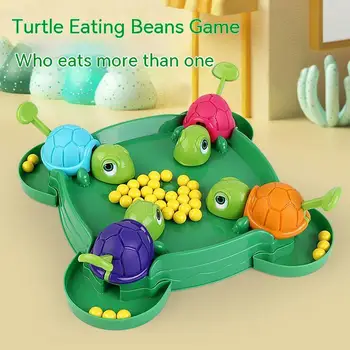 Настольная игра Eat Ball Frog Многопользовательская Соревновательная гонка Интерактивная игрушка Играй с друзьями Развивающие наклейки Подарок для детей Изображение 2