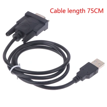 1 шт. USB-Последовательный кабель Rs 232 DB9-контактный разъем для кабельного преобразователя Поддерживает систему Win 7 8 10 Pro, поддерживает различные последовательные устройства Изображение 2