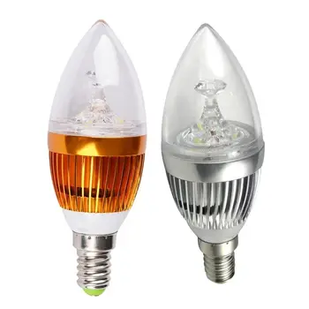 10ШТ E14 9W 12W 15W Светодиодная лампа Dimmble Candle лампа белого/теплого белого/холодного белого точечного света 110v-240v Изображение 2