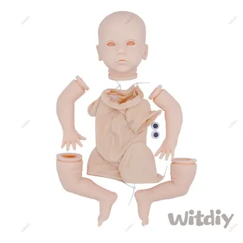 Witdiy Mattia 60 см/23,62 дюйма новая виниловая заготовка reborn doll baby неокрашенный комплект/Подарите 2 подарка Изображение 2