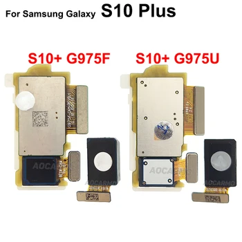 Aocarmo Передняя и задняя камера Для Samsung Galaxy S10 Plus S10 + G975F G975U Основной Модуль задней камеры Гибкий Кабель Запасные Части Изображение 2