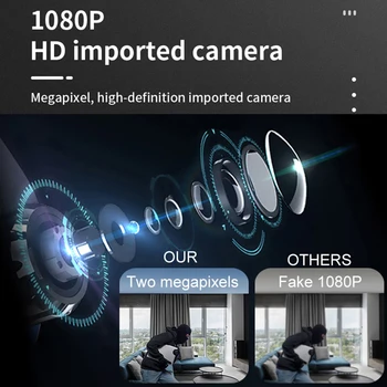 HDQ15 Ночное видение 1080P Беспроводная WiFi Мини-камера Защита Безопасности Удаленный Монитор Видеокамеры Видеонаблюдение Умный Дом Изображение 2