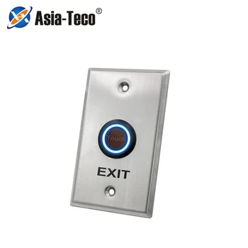 Дверной звонок из нержавеющей стали, сенсорная панель для контроля доступа, Электрический замок, кнопка выхода из двери