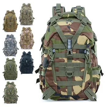 25-литровый Камуфляжный Военный Тактический рюкзак 900D, водонепроницаемые дорожные сумки из Оксфорда Высокой плотности, Альпинистский походный рюкзак Molle