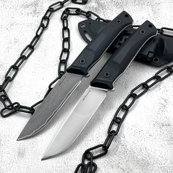 Nimoknives & Fatdragon Оригинальный Дизайн Походный Нож для Самообороны, Бытовой Нож VG10 с Ручкой G10, Кухонный Многофункциональный инструмент Изображение 2