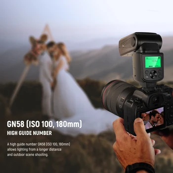 NEEWER Модернизированная вспышка Speedlite для камеры NW635II-N TTL с ЖК-экраном, совместимая с Nikon D4 D5 D6 D60 D70S D90 D300 D500 D610 Изображение 2