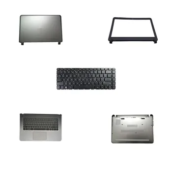 Клавиатура ноутбука Верхний регистр Верхняя задняя крышка ЖК-дисплея Нижняя крышка корпуса для HP 255 G4 Черный США