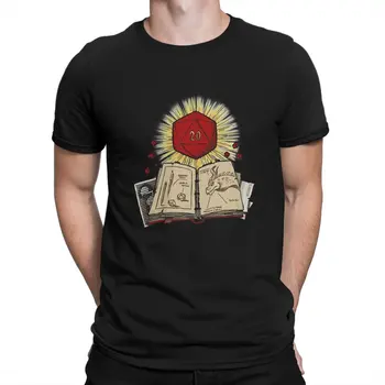 Креативная футболка DnD Game для мужчин Dungeon Master с круглым вырезом из полиэстера, Персонализированная подарочная одежда, Уличная одежда