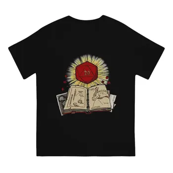 Креативная футболка DnD Game для мужчин Dungeon Master с круглым вырезом из полиэстера, Персонализированная подарочная одежда, Уличная одежда Изображение 2