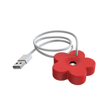 USB Цветочный Увлажнитель Портативный Интеллектуальный Хронометраж Мини-Туман Увлажняет Воздух Цветочный Дизайн Автомобиля Освежитель Воздуха Для Дома Изображение 2