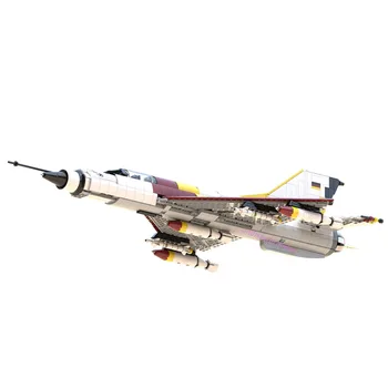 НОВЫЙ 1312ШТ WW2 Военный MOC МиГ-21 Модель реактивного истребителя DIY творческие идеи высокотехнологичная детская игрушка в подарок airvehicle Самолет Блоки Изображение 2