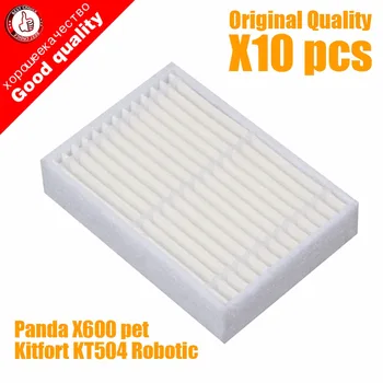 10 шт./лот HEPA Фильтр для Panda X600 pet Kitfort KT504 Роботизированный для midea mvcr03 VCR15 VCR16 Запчасти для пылесоса аксессуары Изображение 2