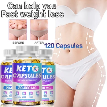 Капсулы для похудения Keto, повышающие иммунитет, ферментативную детоксикацию, повышающие энергию, здоровье, ускоряющие обмен веществ, подавляющие аппетит Изображение 2