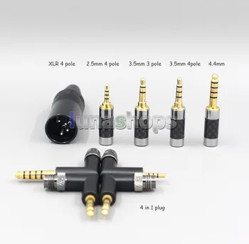 2,5 мм 4,4 мм Супер Мягкий Нейлоновый кабель для Наушников OFC Для Audio Technica ath-ls400 ls300 ls200 ls70 ls50 e40 e50 e70 312A LN007522 Изображение 2