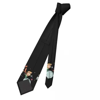 Маленький принц, мужской галстук, шелковый полиэстер, галстук шириной 8 см для мужчин, аксессуары Gravatas Office Изображение 2