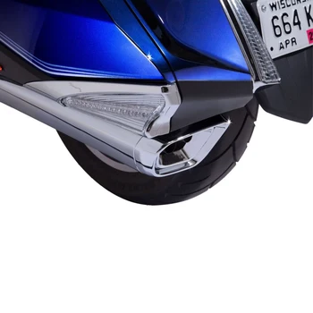 Новый GL1800 Мотоциклетная Седельная Сумка Accent Swoop со светодиодной Подсветкой Чехол Для Honda Goldwing GL 1800 F6B 2018 2019 2020 2021, Фонари Для Седельной Сумки Изображение 2