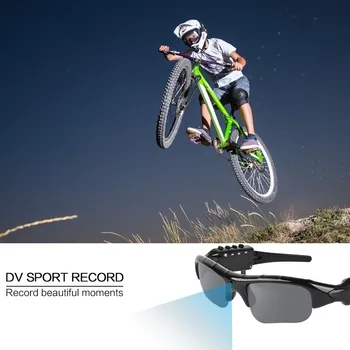 2022 HD 1080P 32 ГБ, Поляризованные линзы, Мини-Солнцезащитные очки, Камера, Многофункциональный Двузубый MP3-плеер, Спортивный DV-Видеомагнитофон Изображение 2