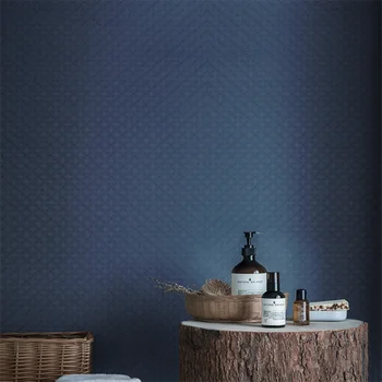 Скандинавские современные простые нетканые обои кофейного цвета в сетку, самоклеящиеся обои для гостиной, спальни, кабинета, украшения магазина обоев Изображение 2