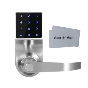 Электронный надежный цифровой дверной замок без ключа, интеллектуальный замок с паролем для безопасности дома и офиса, сенсорный экран