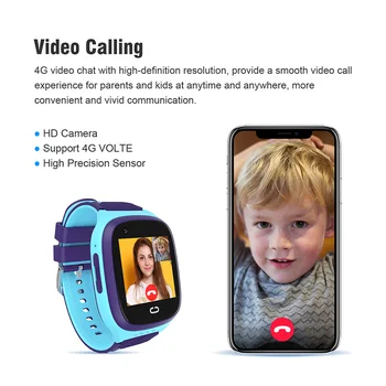 LT31 4G Детские Смарт-часы Wifi GPS Трекер Детские Телефонные Часы SOS HD Видеозвонок Сенсорный экран IP67 Водонепроницаемые Детские Умные Часы Изображение 2