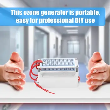 Генератор озона 10000 мг/ч, двухпластинчатый озоновый очиститель воздуха Изображение 2