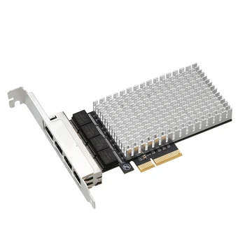 Для настольных ПК 10/100/1000 м/2,5 Гбит/с Игровая PCIE Карта PCI Express Гигабитный PCIE Электрический порт Сетевая карта Ethernet RJ45 LAN Адаптер Изображение 2