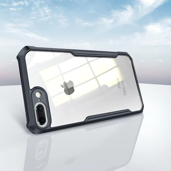 Чехол Xundd Для iPhone SE 2022 SE3 SE2 Для iPhone 7 8 6 Plus Подушка Безопасности Против падения Задняя Прозрачная Крышка Чехол Для Защиты объектива