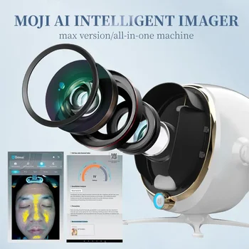 Горячая Продажа Высококачественная машина для анализа кожи 3D AI Smart Skin Analyzer Оборудование для анализа кожи Профессиональное Сканирование лица Цифровая машина для кожи Изображение 2