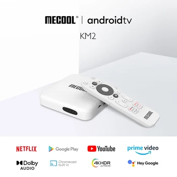 Mecool KM2 4K TV Box Android 10 ATV Сертифицированный Google 2 ГБ 8 ГБ DDR4 USB3.0 SPDIF Ethernet Wifi Prime Video телеприставка Изображение 2