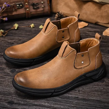 Новинка 2023 года, Модная Удобная Мужская Повседневная Обувь Pour Hommes Erkek Ayakkabı Sapato Social Masculino для мужчин Изображение 2
