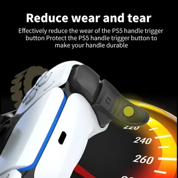 Aolion Новый Удлинитель Триггера L2 R2, Удлиненный Контроллер, Расширенные Кнопки для Playstation 5, Аксессуары для Геймпада PS5 Изображение 2