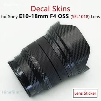 10-18/F4 Наклейка на объектив для Sony E10-18mm F4 OSS (SEL1018) Наклейки на объектив, Оберточная бумага, Виниловая Оберточная бумага, чехол