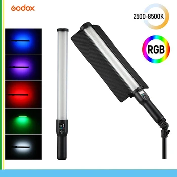 Godox LC500R Ручной светодиодный светильник-палочка Перезаряжаемый фотографический светильник Stick14 Режимов освещения для видеосъемки в прямом эфире