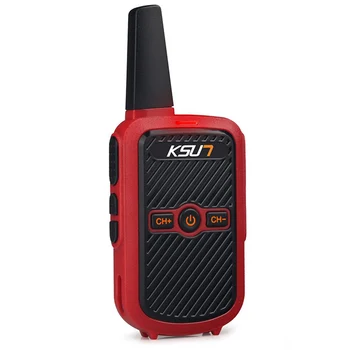 Портативная рация KSUN KSX30-LT с широким диапазоном частот, Домофон, Портативный Мини-FM-Приемопередатчик, двухстороннее радио Изображение 2