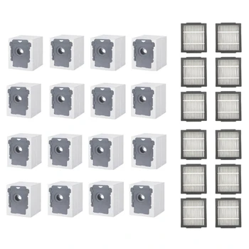 16 Упаковок вакуумных пакетов и 12 упаковок Сменных Аксессуаров для HEPA-фильтра Для Irobot Roomba I7 I7 + I1 I3 I3 + I4 I4 + E5 E6 Вакуумный