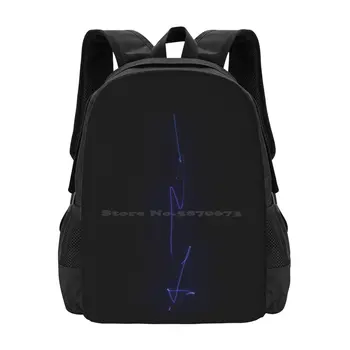 Голографический Путь, школьные сумки, Рюкзак для ноутбука, Неоновое Абстрактное Свечение, Scifi