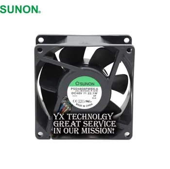 Для SUNON посылка PSD4808PMBX-A 8038 48 В 22,1 Вт четырехпроводной вентилятор охлаждения 80*80*38 мм 80 мм