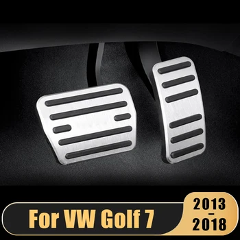 Для Volkswagen Golf 7 Mk7 2013 2014 2016 2017 2018 AT/MT Автомобильная Педаль Акселератора, тормоза, Педали Сцепления, отделка салона, аксессуары