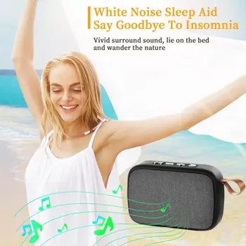 Звуковая Машина С белым Шумом Для Путешествий, Портативный USB Перезаряжаемый Таймер Сна, Успокаивающие Естественные Звуки, Компактная Терапия Сна Для Спальни Изображение 2
